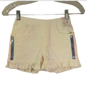 365 Kids From Garanimals Girls Denim Shorts Sz 6 NEW White Cutoff Cotton